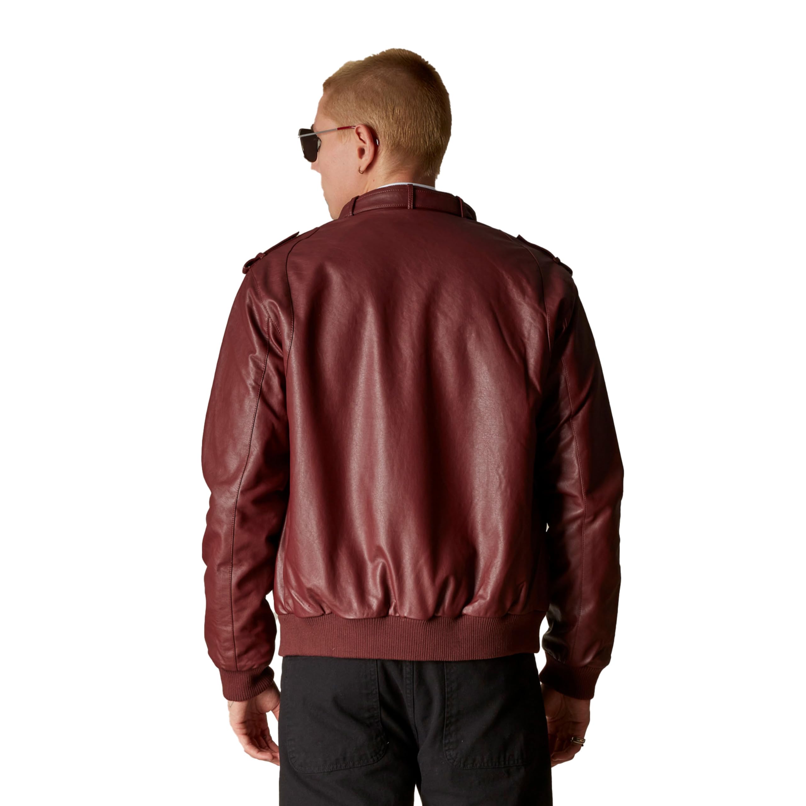 Members Only Iconic Racer Faux Leather Jacket Men - Image 5