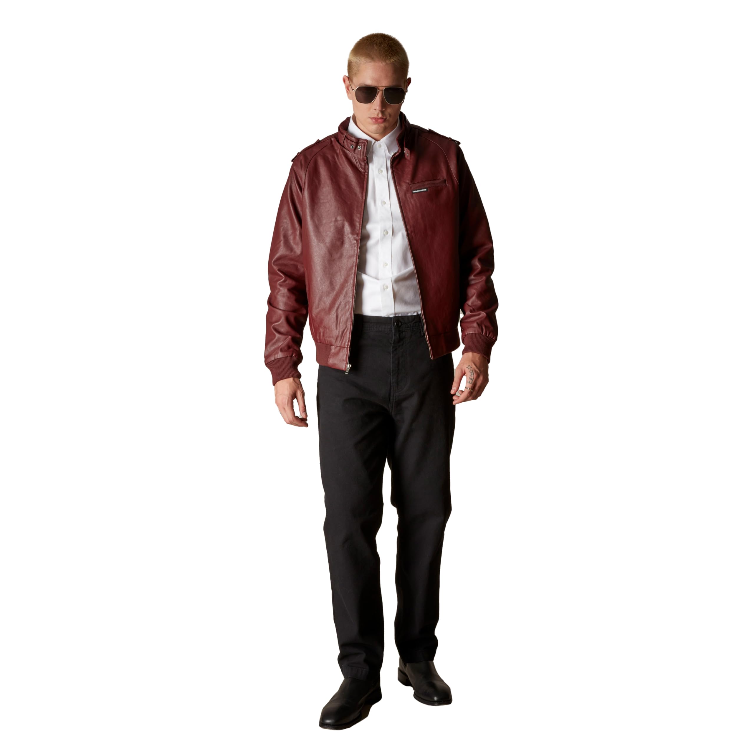 Members Only Iconic Racer Faux Leather Jacket Men - Image 6