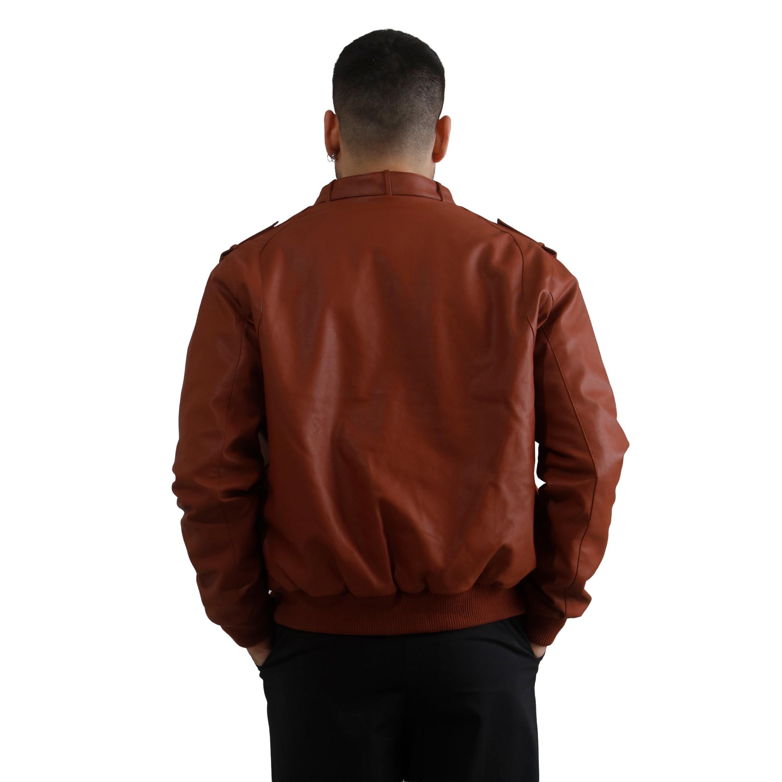 Members Only Iconic Racer Faux Leather Jacket Men - Image 5