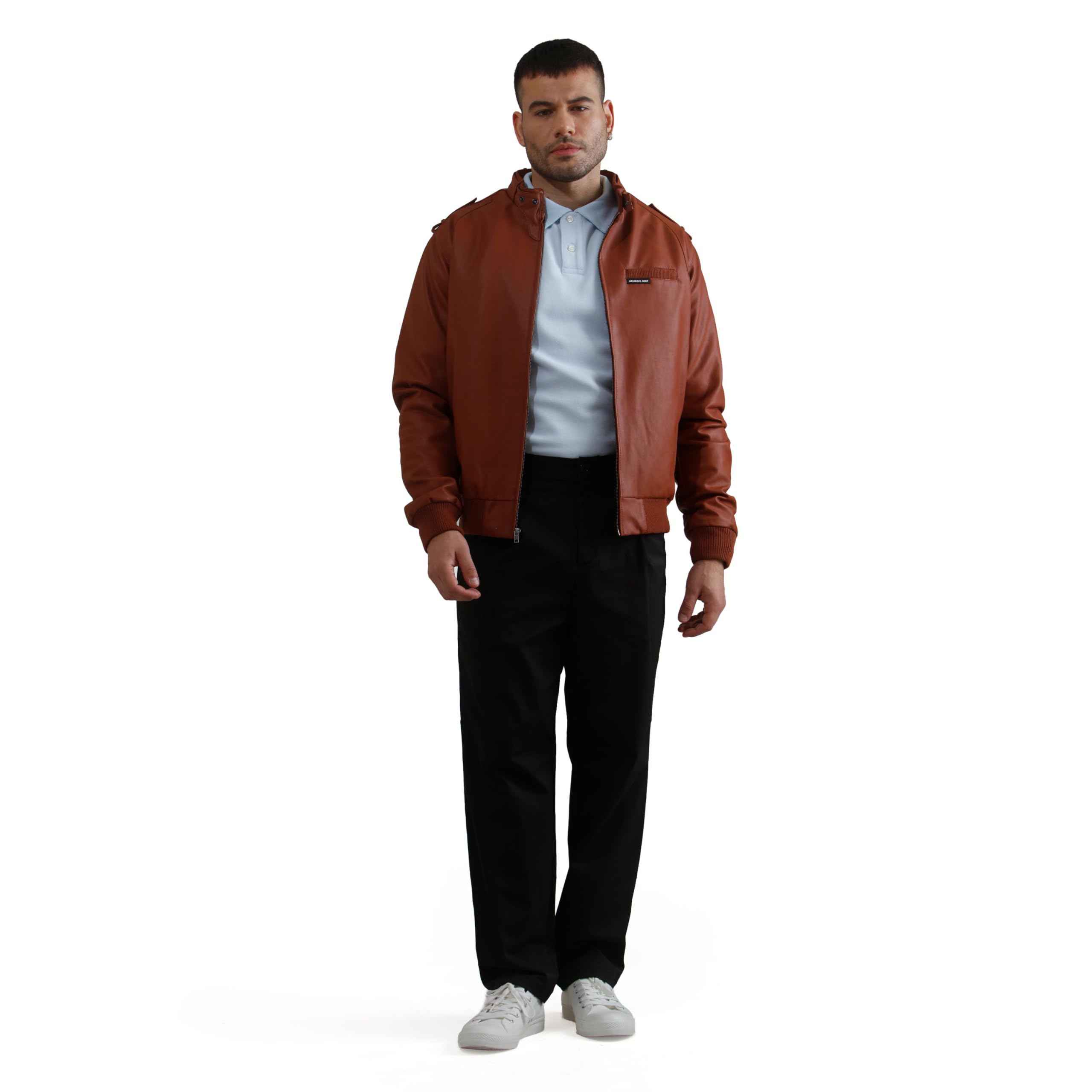Members Only Iconic Racer Faux Leather Jacket Men - Image 6
