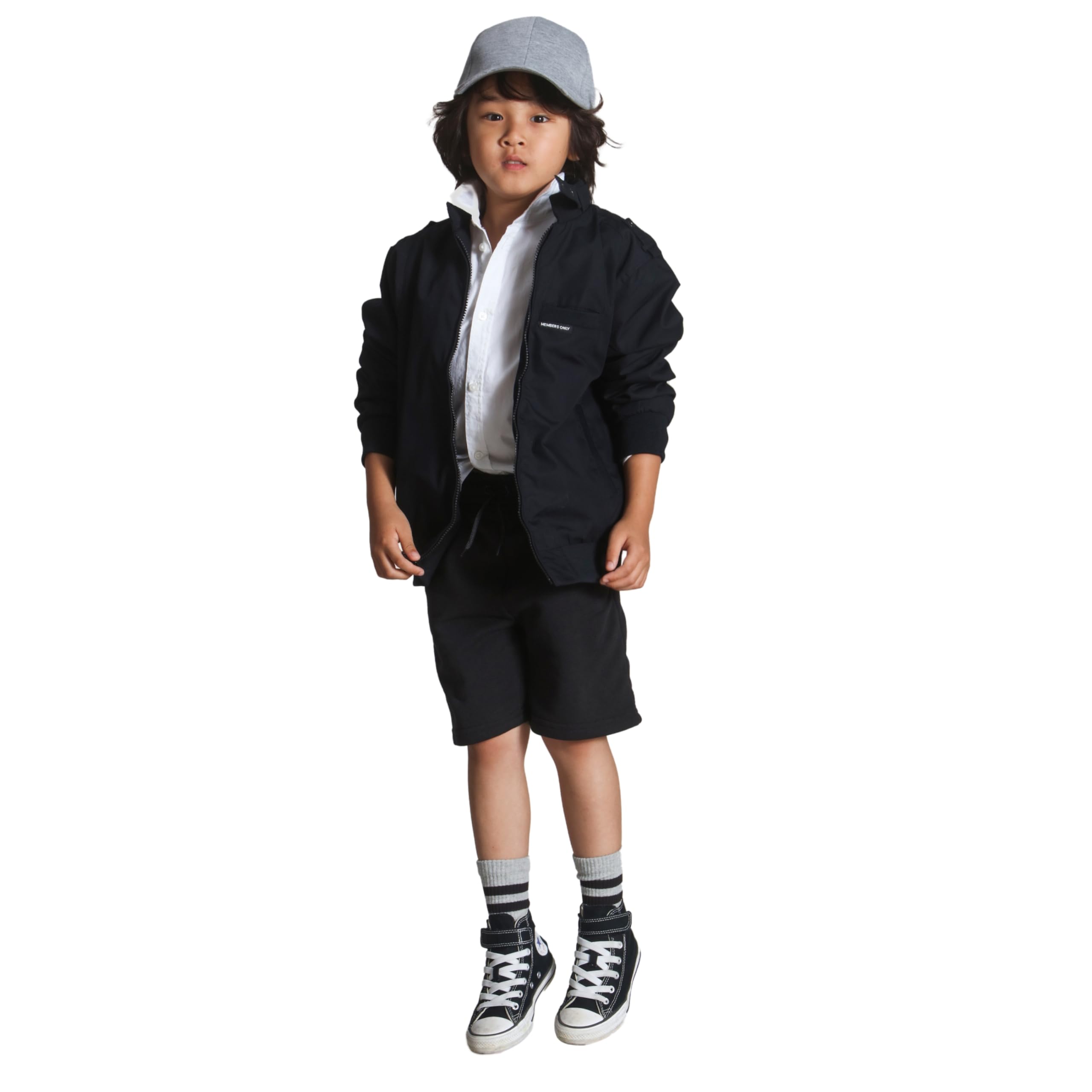 Members Only Kids Iconic Racer, Unisex Bomber Jacket - Image 5