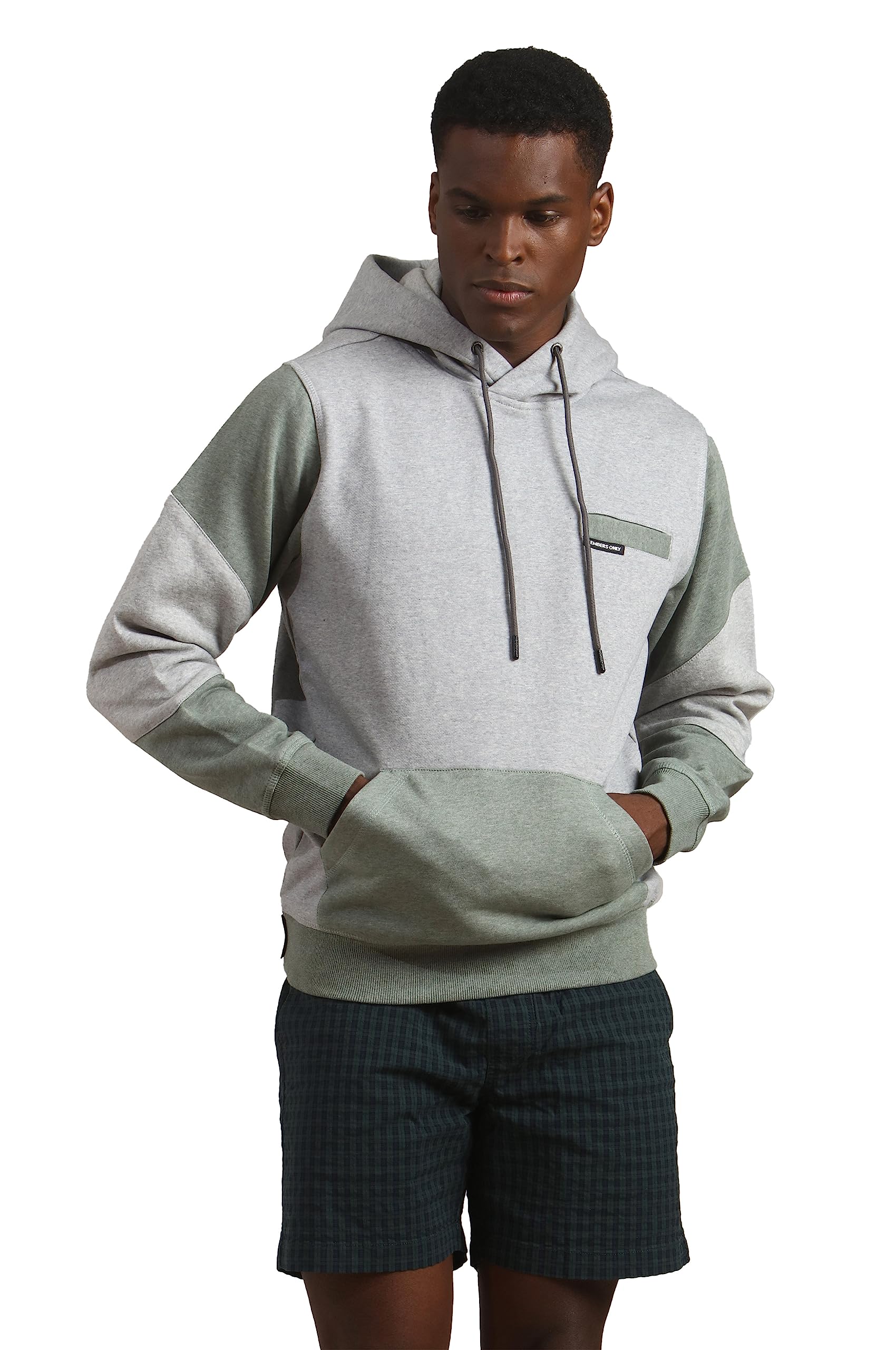 Members Only Men's Drew Colorblock Hooded Sweatshirt - Image 3