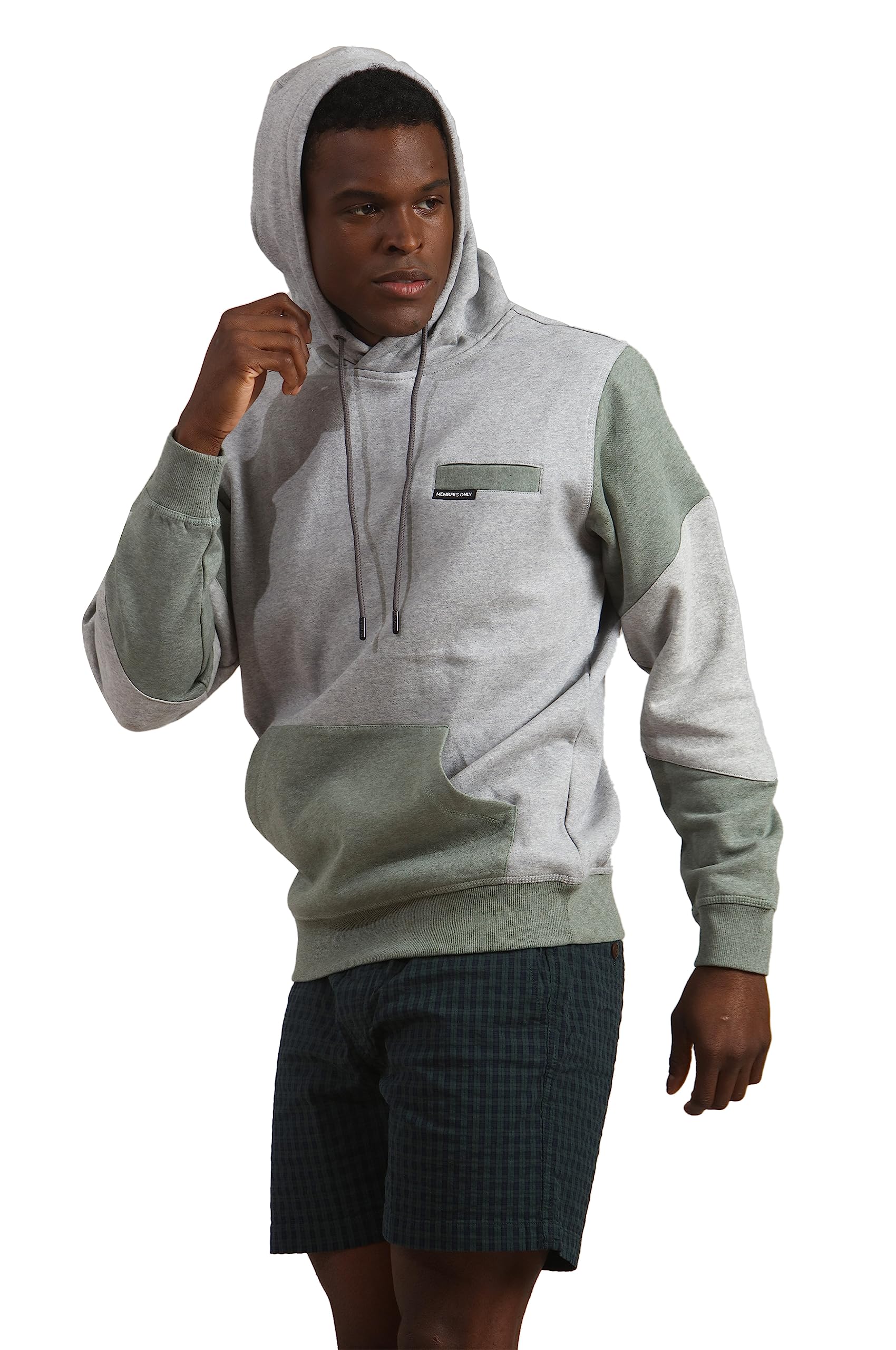 Members Only Men's Drew Colorblock Hooded Sweatshirt - Image 4