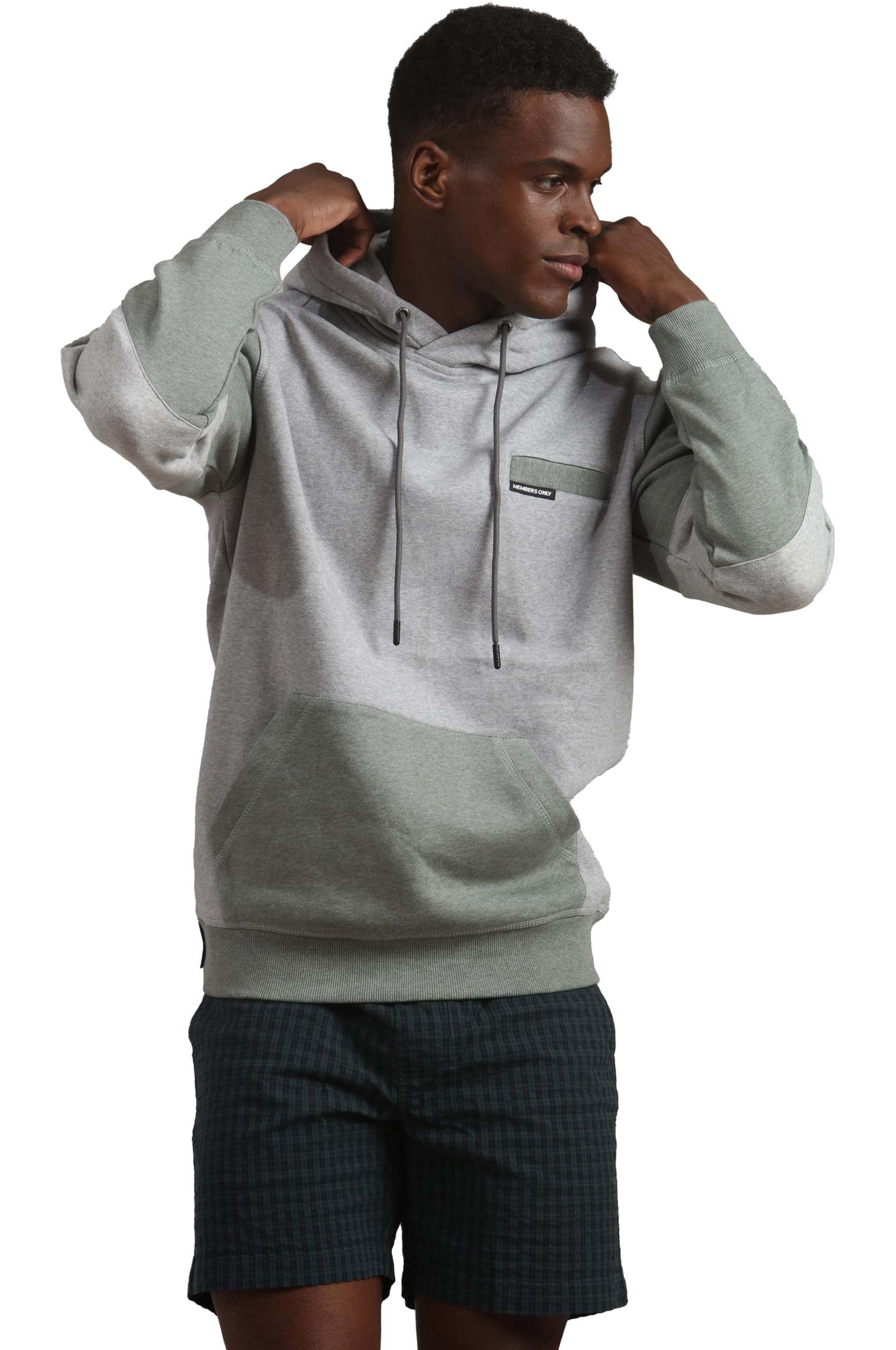 Members Only Men's Drew Colorblock Hooded Sweatshirt - Image 5
