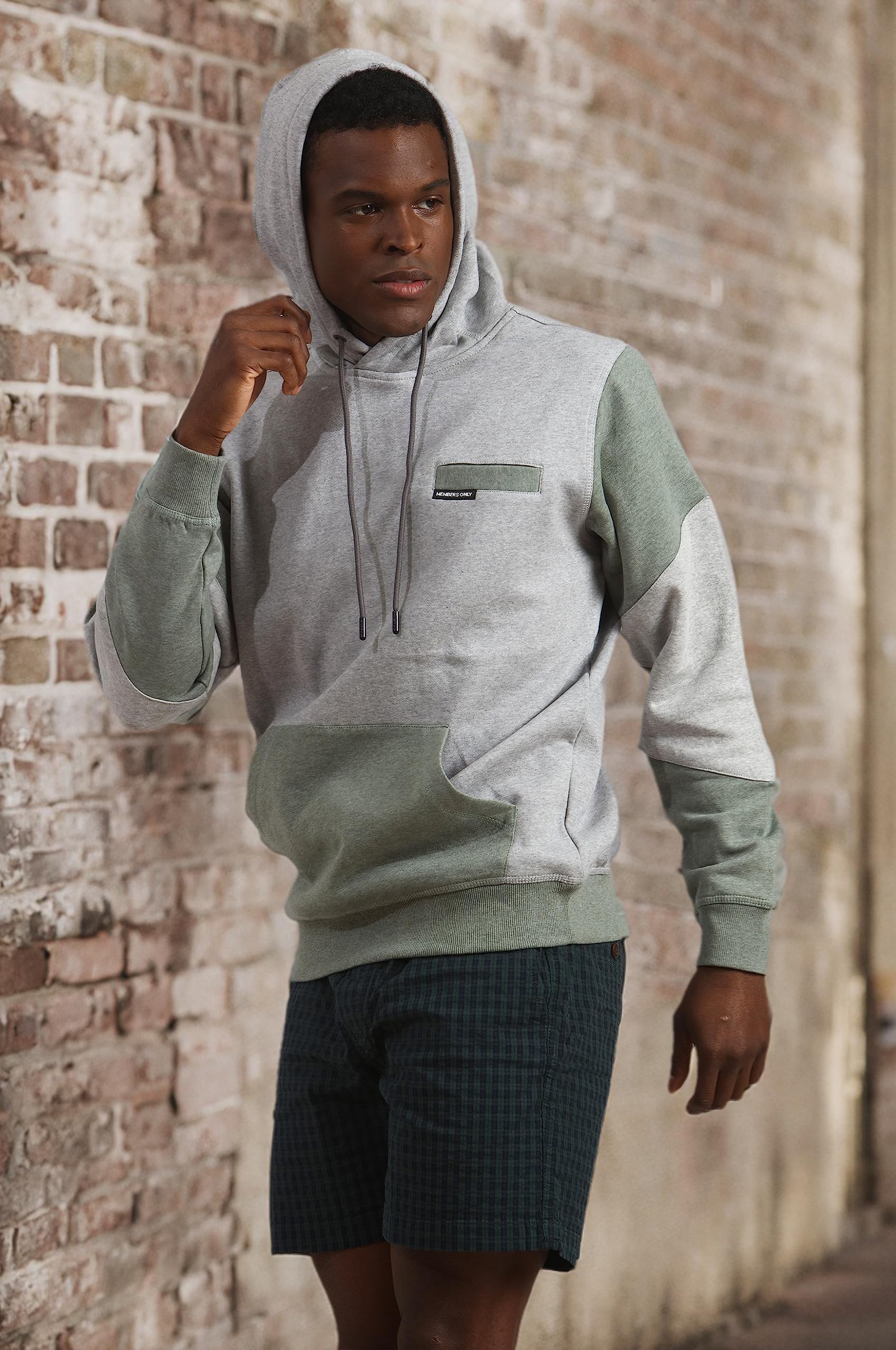 Members Only Men's Drew Colorblock Hooded Sweatshirt - Image 6