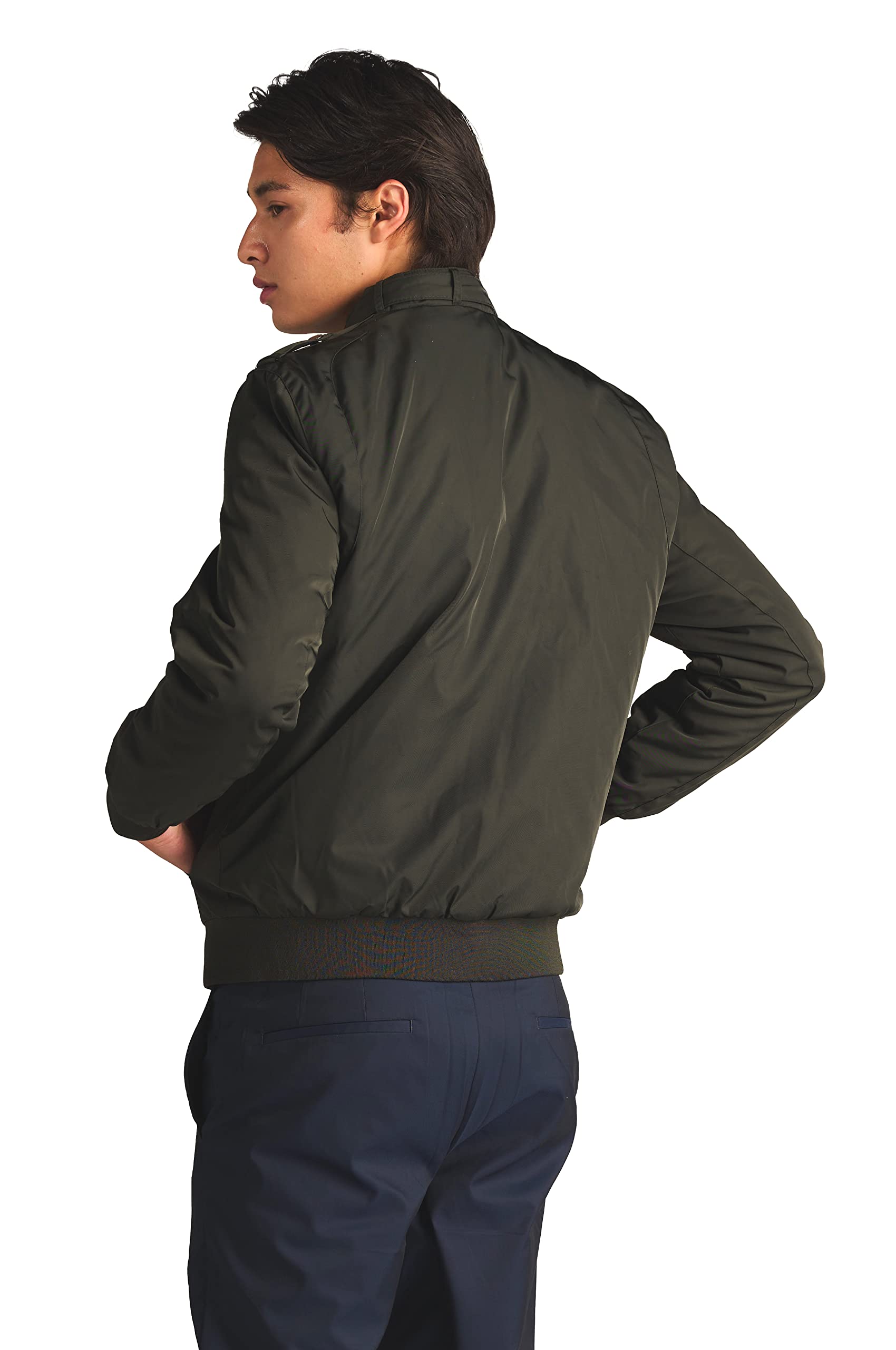 Members Only Men's Iconic Racer Quilted Lining Jacket |Slim Fit| - Image 3