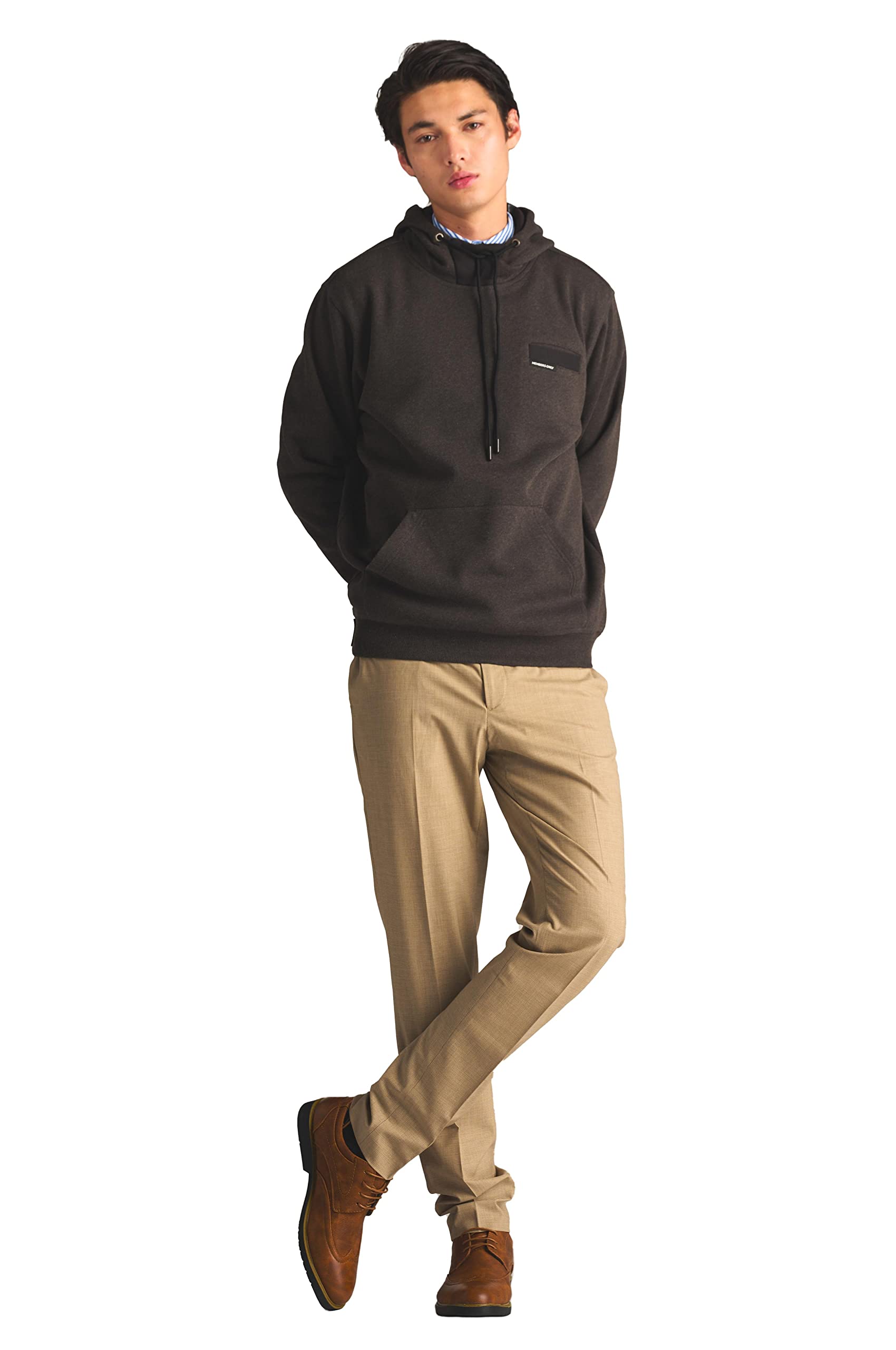 Members Only Men's Jayden Colorblock Hooded Sweatshirt - Image 5