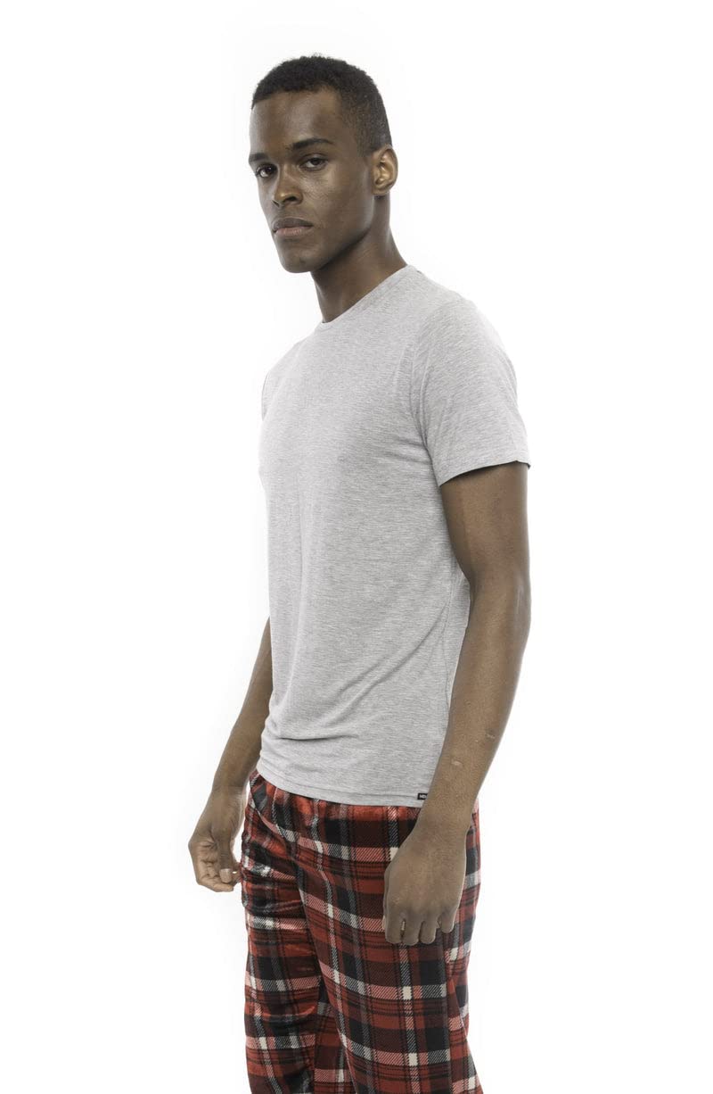 Members Only Men's Short Sleeve Bamboo Rayon Sleep T-Shirt - Image 3